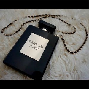 Rare perfume bottle crossbody mini-bag